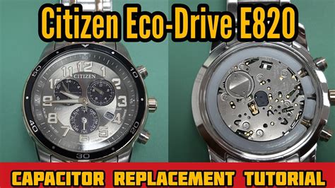 citizen watch capacitor replacement guide.